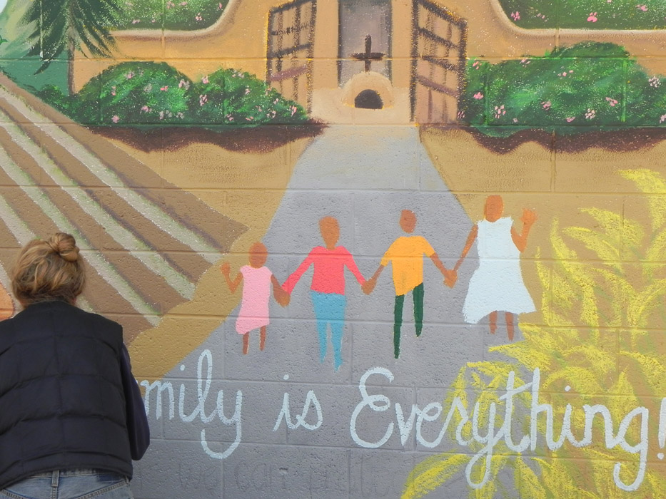 family is everything mural New Mexico